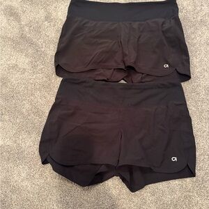 Women's maternity gap fit Black Athletic Shorts